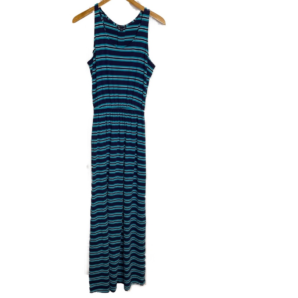Gap Sleeveless Striped Maxi Dress